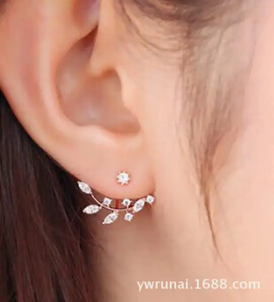 
Korean version of the popular creative leaf Earrings for women 
