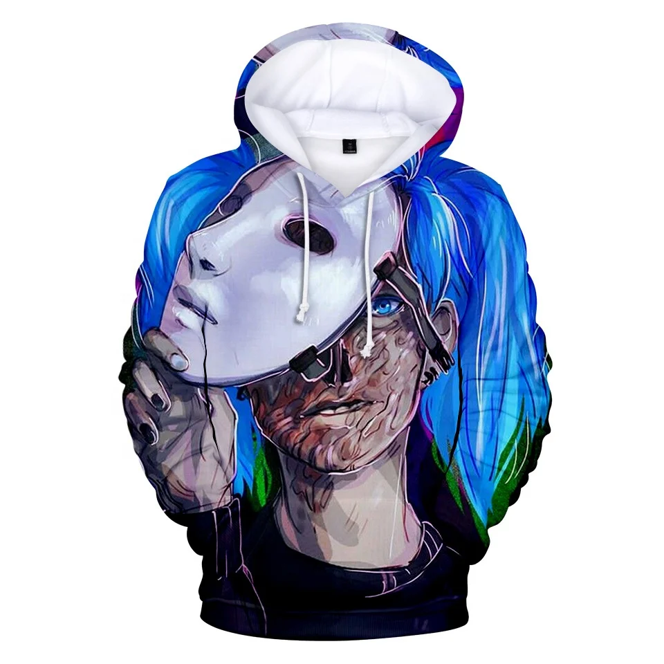 

2021 hot new designs sally face hoodie high quality hoodie in 3d print sally face wholesale hoodie supplier from China, Csutomized