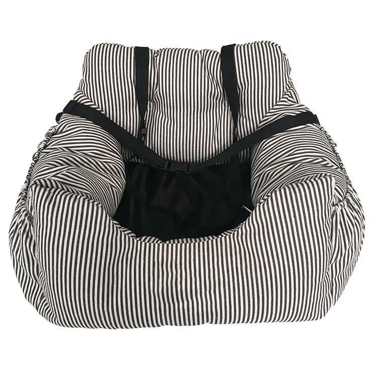 

Dog car seat bed soft and comfortable waterproof safety belt travel bag, Like in picture