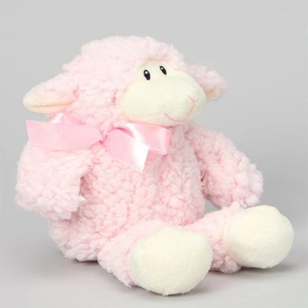 pink lamb stuffed animal