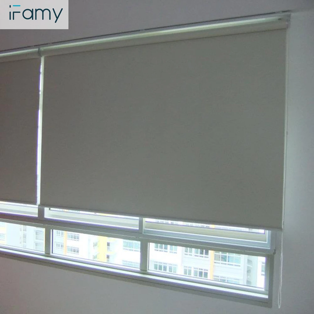 

fiberglass window blinds/blackout roller blind, 4 colors or customized