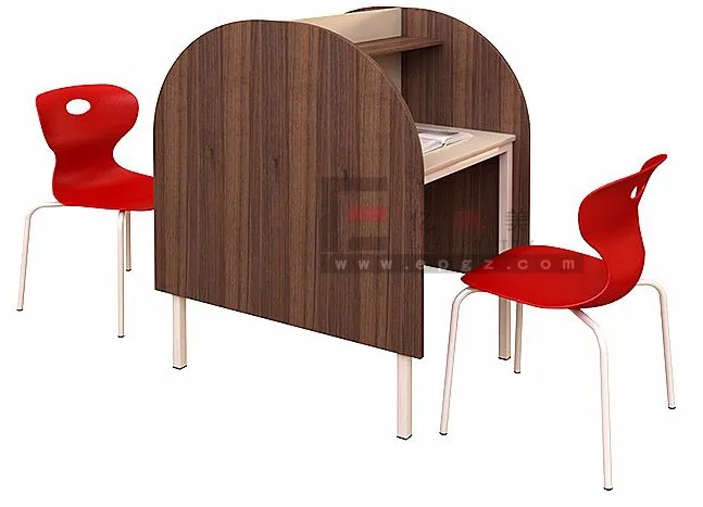 School Library Furniture Assemble Study Table And Chair,Popular Reading ...