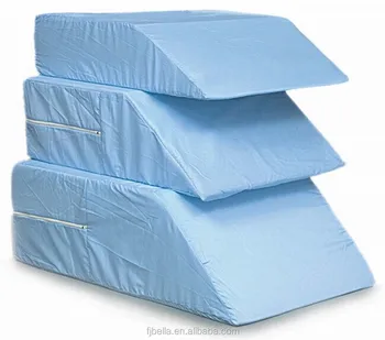 Trapezoidal Shape Polyurethane Foam Bed Wedge Pillow With