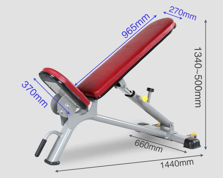 Heavy Commercial Multi Function Adjustable Dumbbell Bench