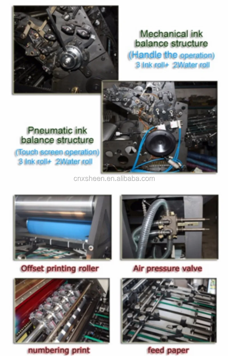 double side mini offset printing machine
