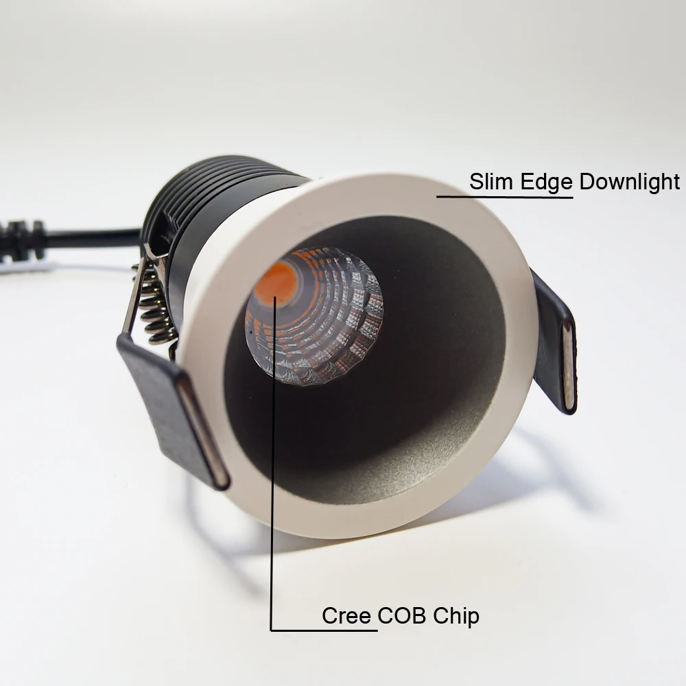 Slim Edge 5w Cob Spotlight Led Downlight For Jerwerly Shop Watch Shop