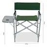Foldable Adults Reclining Camping Outdoor Leisure Steel Metal Chair with tablet arm