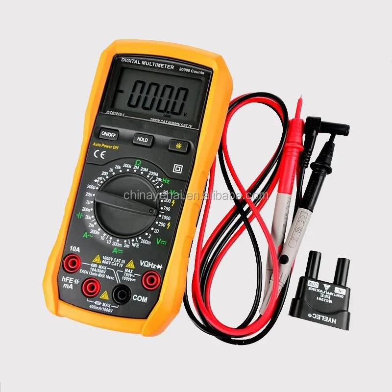 Meter Digital Multi Tester For Transistor Capacitance Digital Multimeter With Frequency Ac Dc