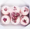 Birthday Cake Rose Scented Bath Bomb in Gift Box - Large Pink Bath Fizzy By Two Sisters Spa - 338209