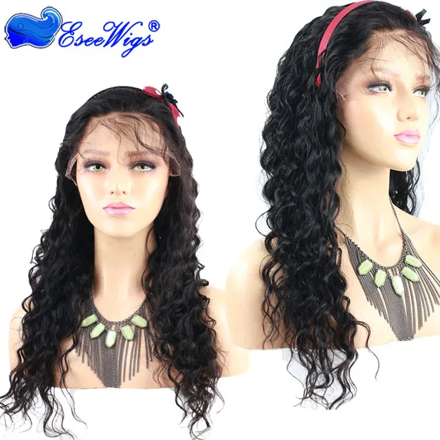 

150% density brazilian Human Hair deep Weave natural color Lace front Wigs in stock