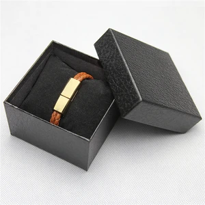 Leather & Steel USB Charging Bracelet iPhone & Android