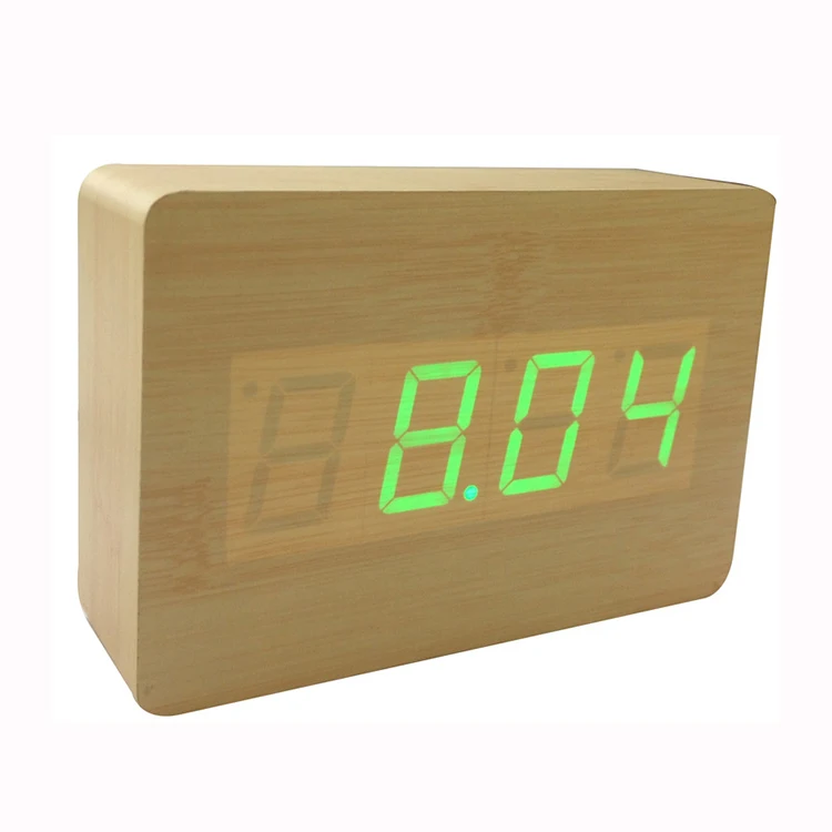 Zogift Best Er 2016 Wooden Led Alarm Clock Computer Zogift Best Er 2016 Wooden Led Alarm Clock
