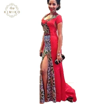 Sexy Dashiki Fashion Red African Wedding Dresses For Women View