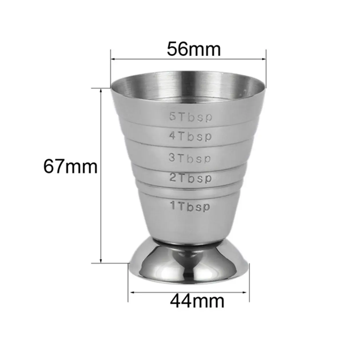 75ml Jigger Cup Bar Shot Cocktail Wine Bartender Mixer Spirit