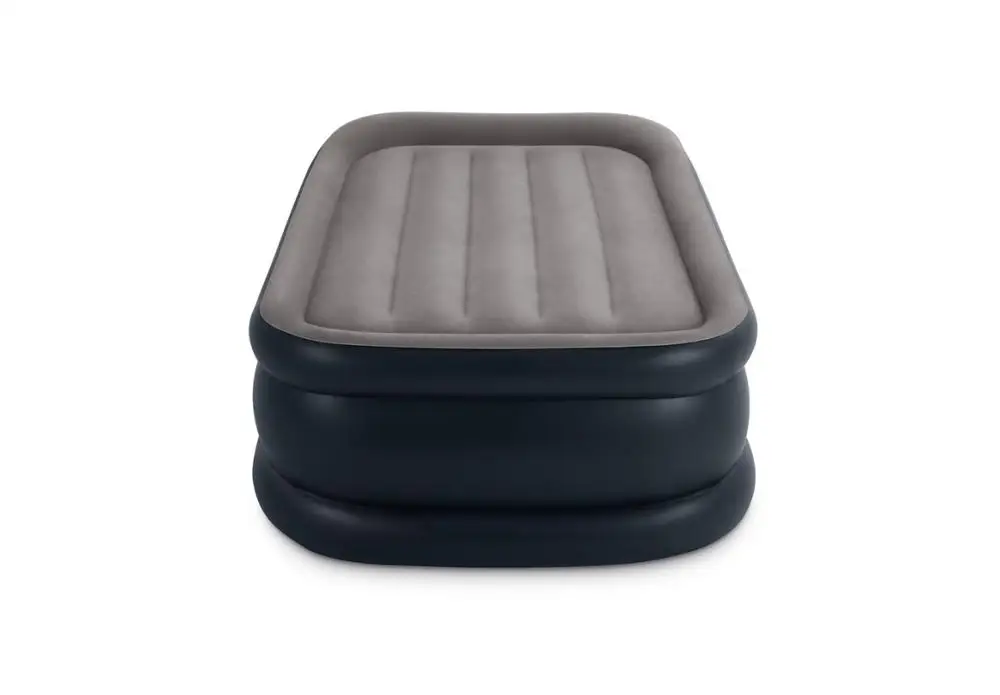 Intex 64132 Queen Deluxe Pillow Rest Airbed With Built In Electric