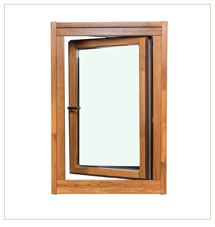 Anti-theft screen best soundproof Thermal break insulated double glazed outward swing opening window for homes