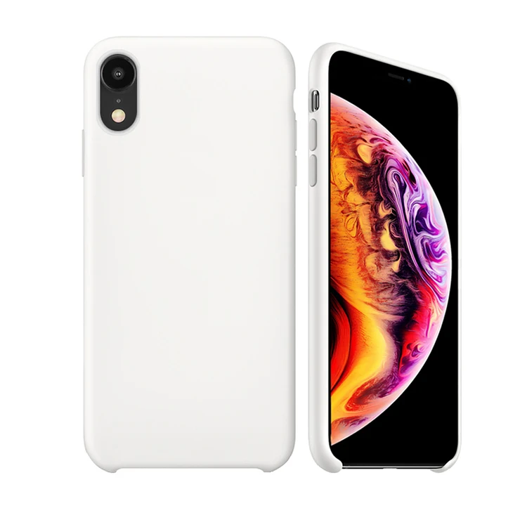 

Laudtec Original TPU Silicone Case For iPhone XR Back Phone Cover, Blue;red;black;pink;white;navy blue