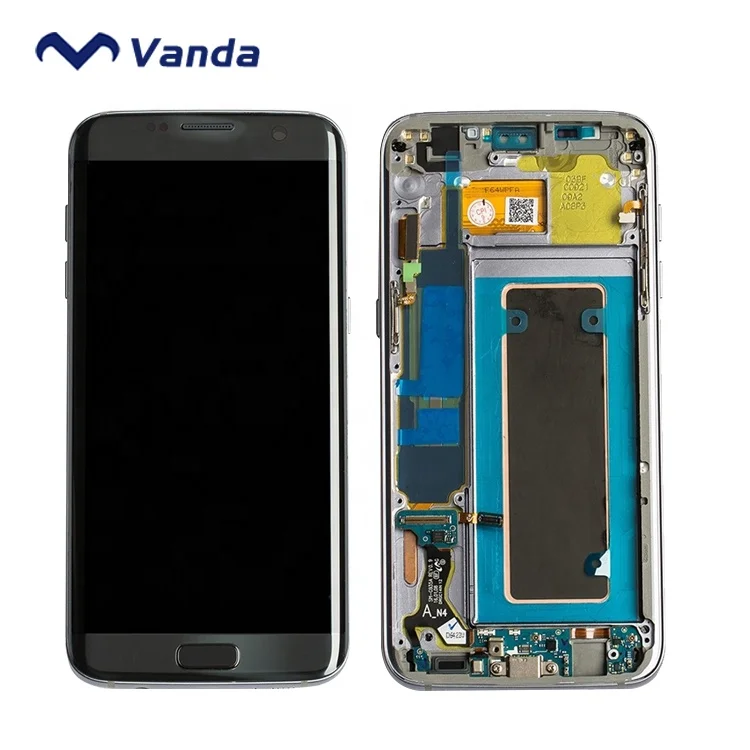 

Vanda hot sale lcd screen for samsung s7 edge, White;black;gold