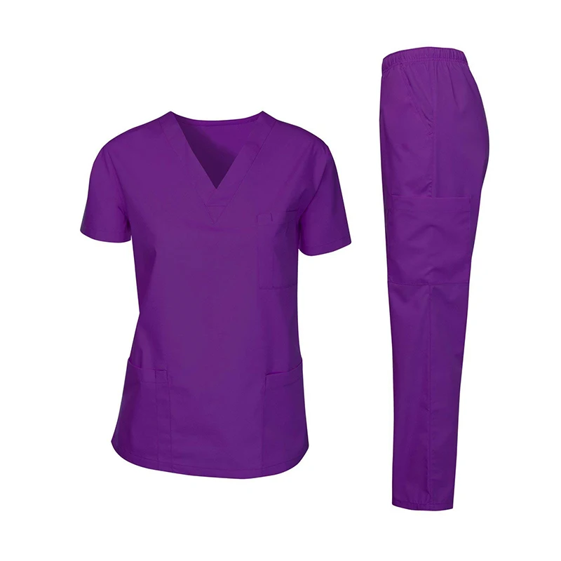 
wholesale new style medical scrubs nurse uniform sets for women 