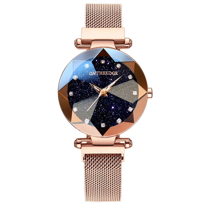 2019 Luxury Brand lady Crystal Watch Women Dress Watch Fashion Quartz Watches Female Noctilucent Stainless Steel Wristwatches