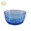 Promotion colorful personalized glass salad bowl for serving