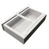 Wholesale custom packaging box with two windows for packing cake
