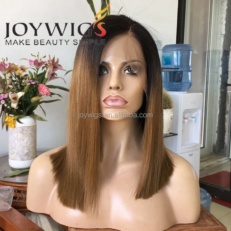 

2018 Ombre Color 5 Lace Front Wig BOB Cut 150% Density Lace Front Wig