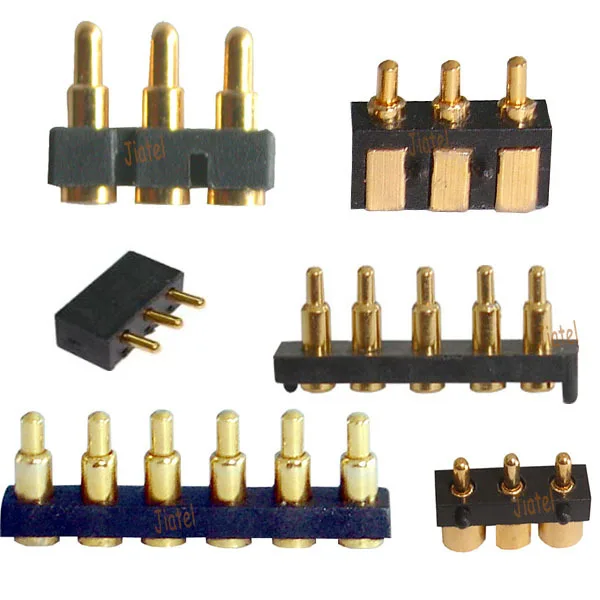 5er Set Magnetische Pogo-Pin Steckverbinder - 8mm 2-polig Für Ladegeräte Und Elektronik