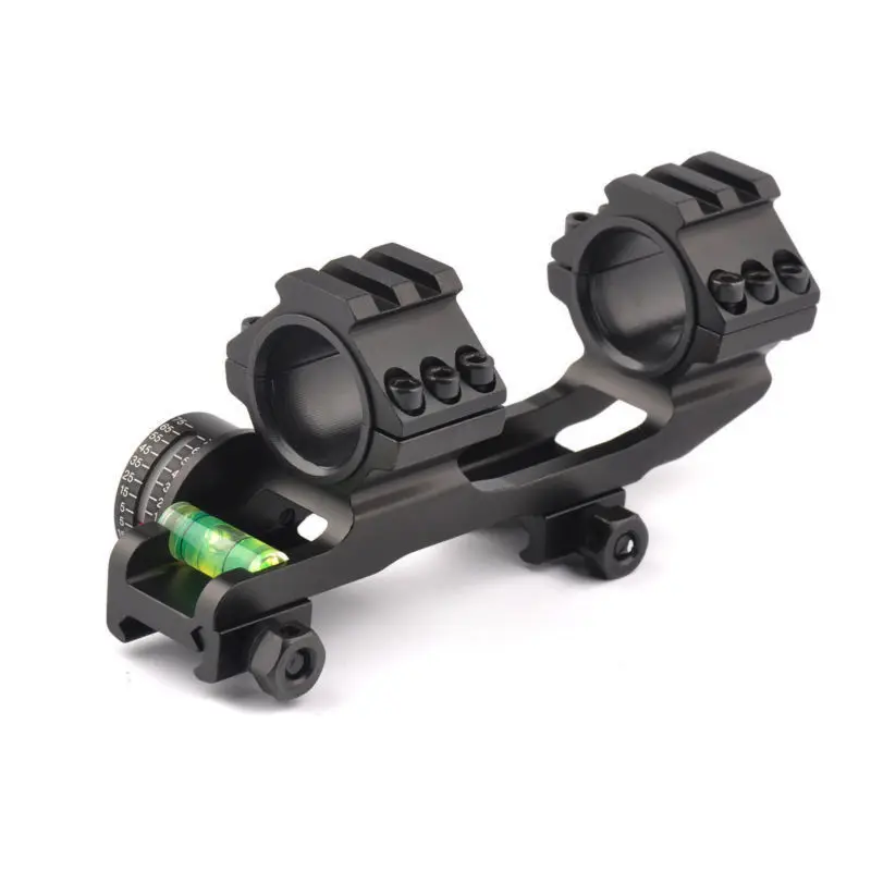 1"/30mm Rings 20mm Rail Scope Mount+angle Indicator+bubble Level+2 Top