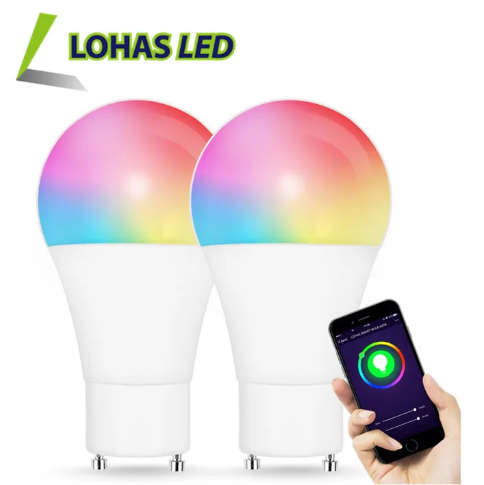 Tuya Smart APP Controlled GU24 Smart LED Bulb RGBW