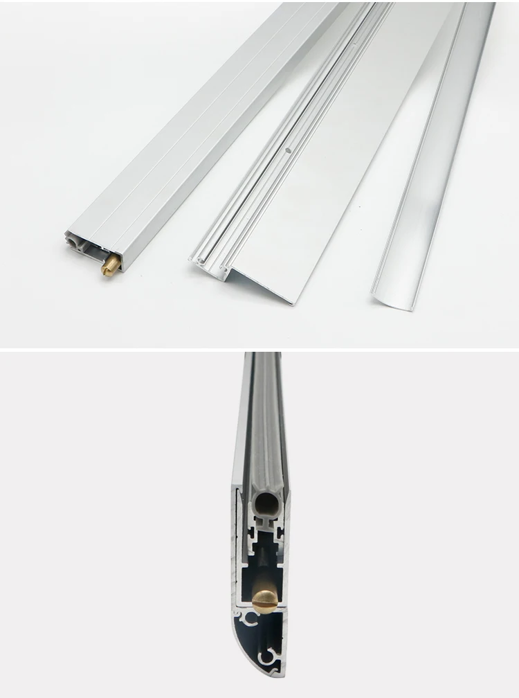 Surface Mounted Screw Fixed Type Door Bottom Seals Aluminum Auto Drop