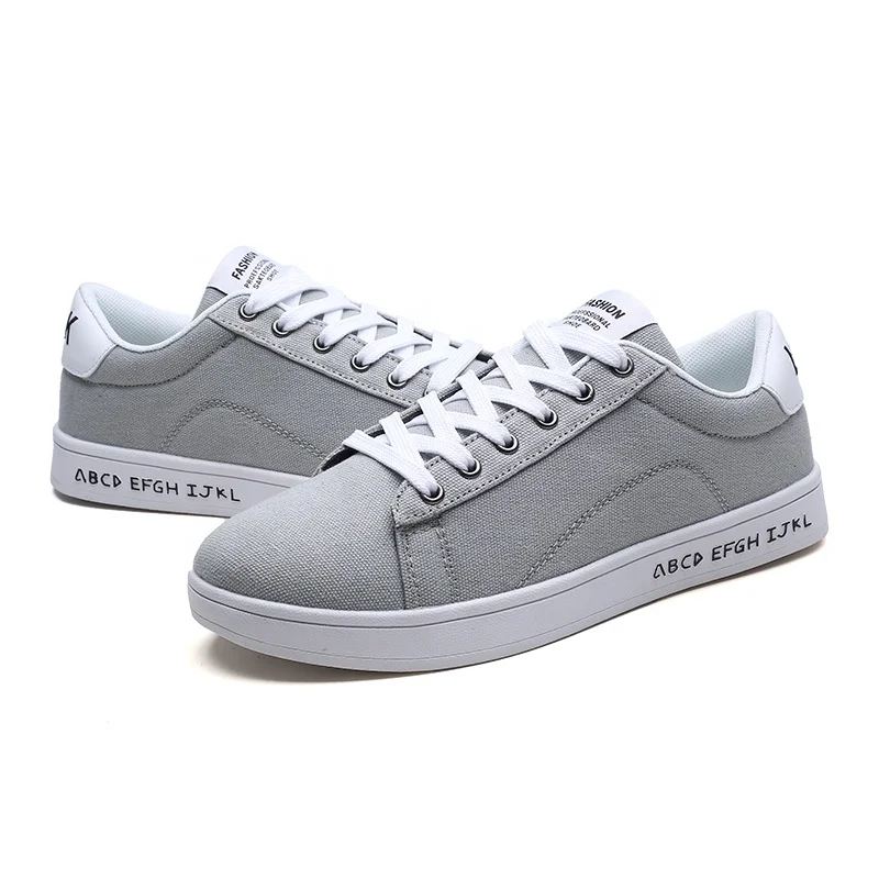 

New product custom gray casual man student fashion leisure latest design high quality super simple sports shoes, Optional