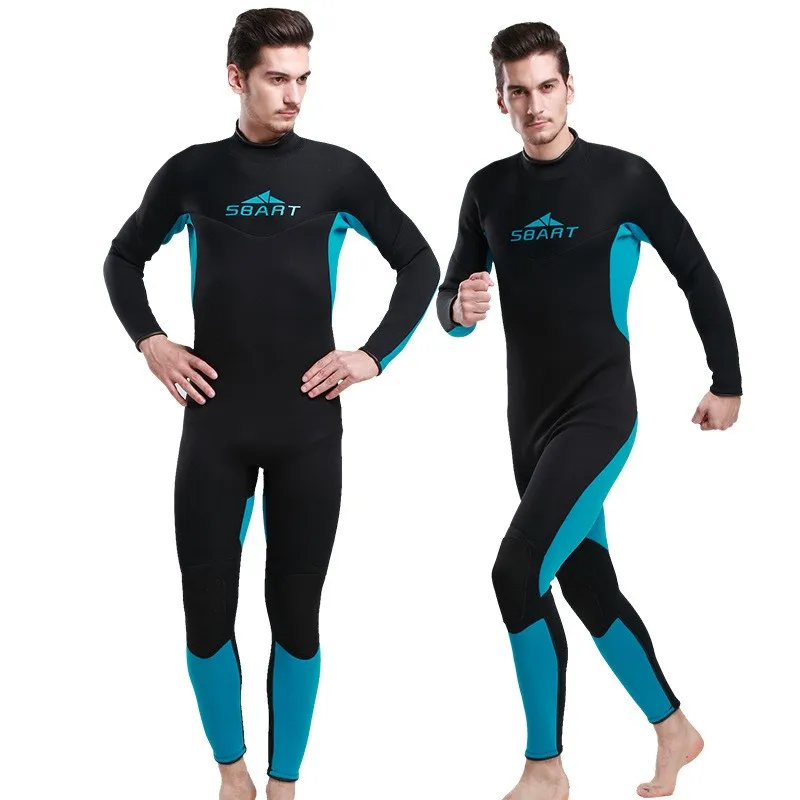 

Sbart 3mm Neoprene Wholesale Neoprene Diving Suit Mens Wet Suit Back Zip Diving Surfing Wetsuit