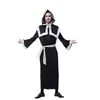 Hot Halloween Man Phantom Ghost Silver Devil Satan Party Costume