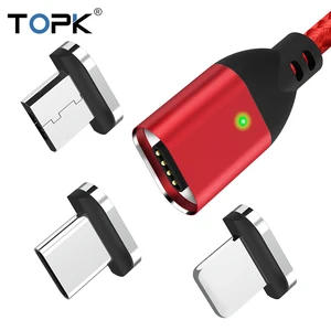 TOPK AM41 1M Magnetic Charging Cable iPhone & Android