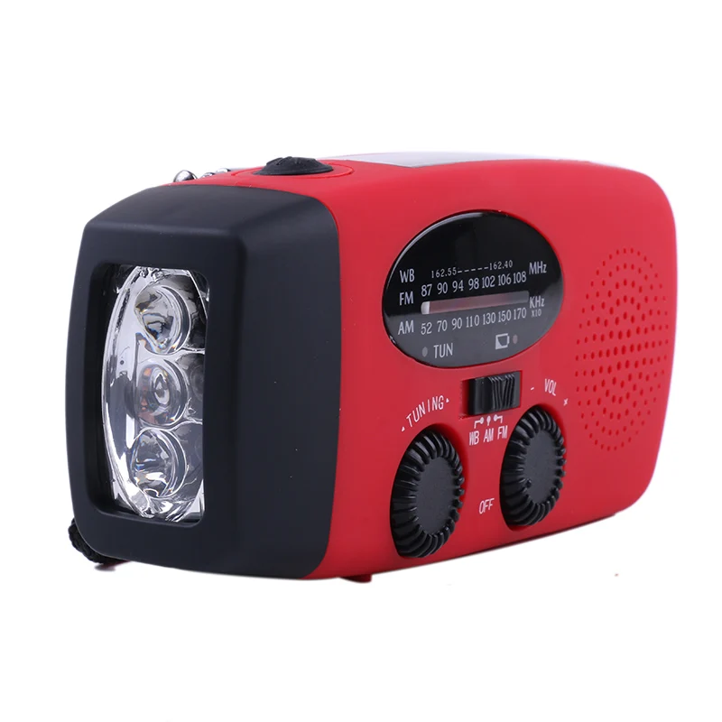 

Emergency crank radio ,WDmVR solar radio