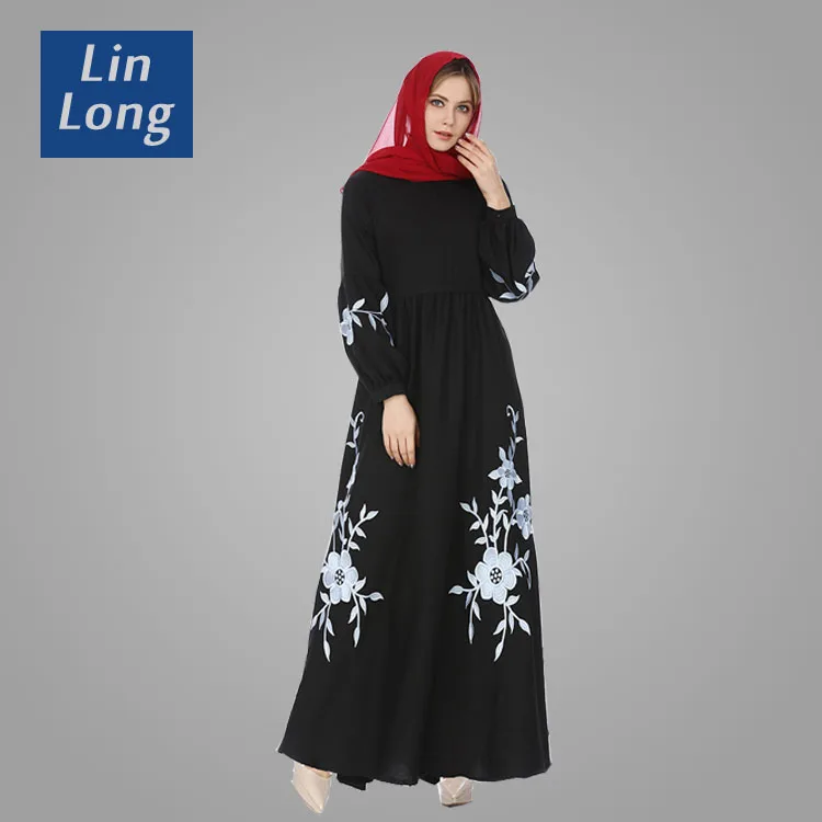 

Japan Korean Black Abaya Fabric, White,black