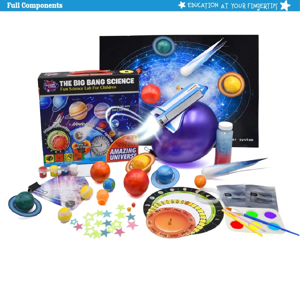 Details about   Science Toys Puzzle Model Astronomy Experiment Educational Children Toy Kit Gift 