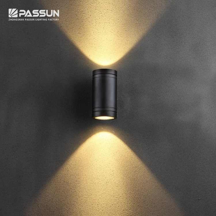 black led outdoor wall light 
