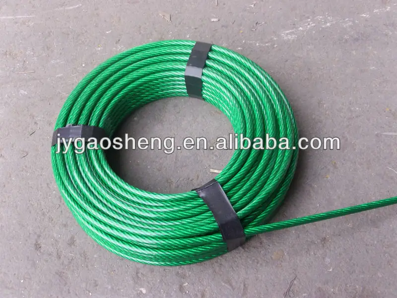 Nylon Coated Steel Cable For Gym Equipment Buy Nylon Coated Steel