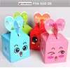 Lovely smile expression apple packing box for Christmas Eve