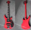 4 string Ricken black hardware wine red colour electric bass guitar