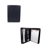 Black PU Leather Presentation Folders With Logo