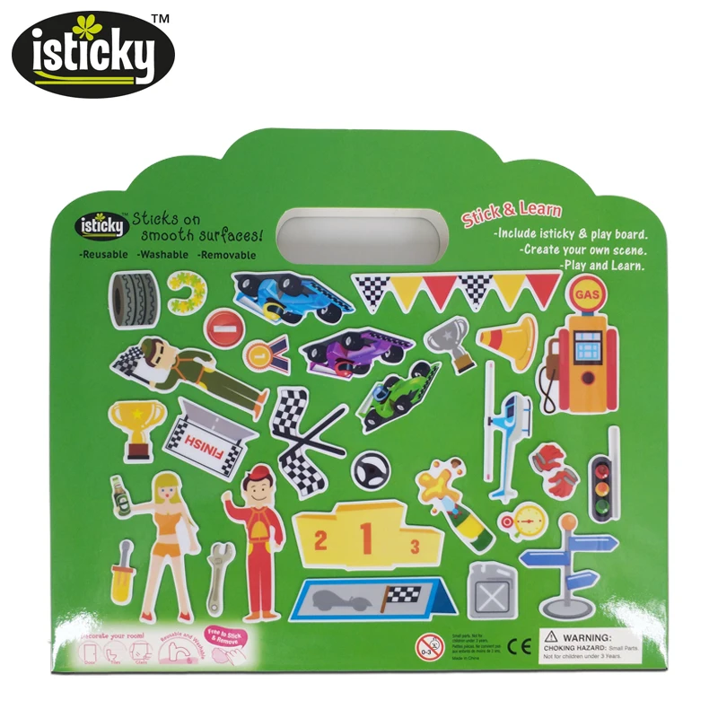 
Hot selling cartoon PP clear toy sticker printing factory 