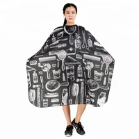 

Wholesale Hair Cape Soft Cloth Custom Hair Salon Capes Nylon Hair Cutting Cape With Logo