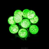 Meilun Art & Craft Green rattan ball string lights holiday lighting