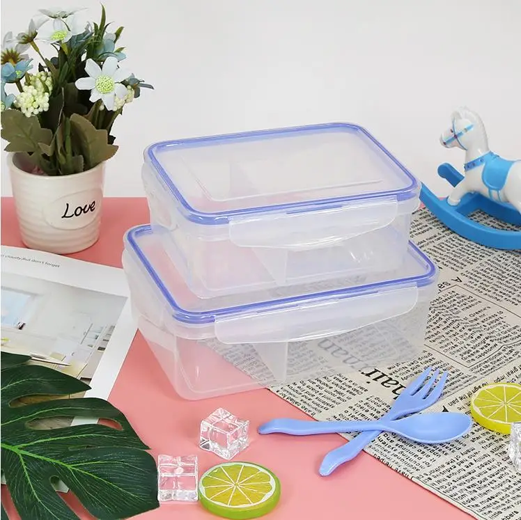 Moisture Proof Customized Airtight Clear Plastic Food Container Storage