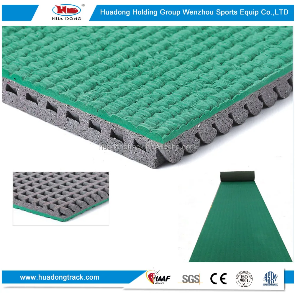 
400m stadium runway material outdoor mat synthetic rubber running track 