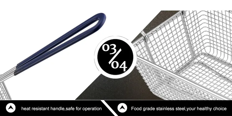 Food Grade Iron Wire and S/S 201 163*165*80mm bread Rectangular Non-stick Taco Fry Basket.jpg