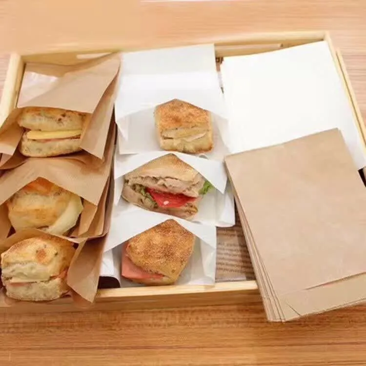 
RZJD-G250J Flat Bottom Food Kraft Paper Carry Bag Making Machinery Price 